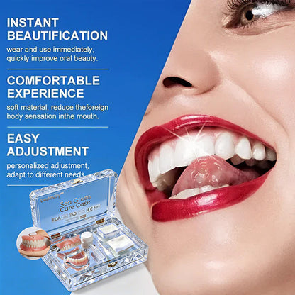 '--Ends Today: 75% OFF! ⏰DarkFairy™ Medical Full Denture with Strong Suctiond Custom-Fit Full Functional Dentures🦷