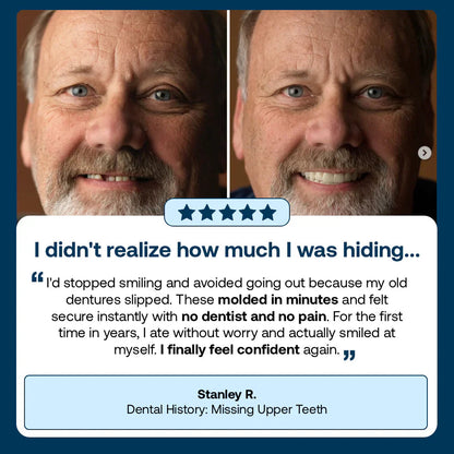 Custom-Fit Full Functional DenturesMake you more confident-Made in the USA